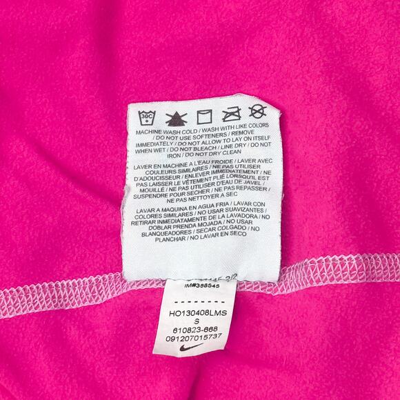 Nike Pro Pink Half Zip Activewear Top - Size Small - Picture 7 of 8